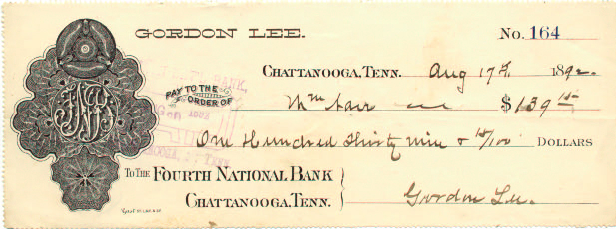 Fourth National Bank 8-17-1892